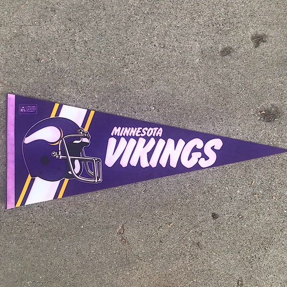 NFL Art | Minnesota Vikings 8s Pennant Flag | Poshmark